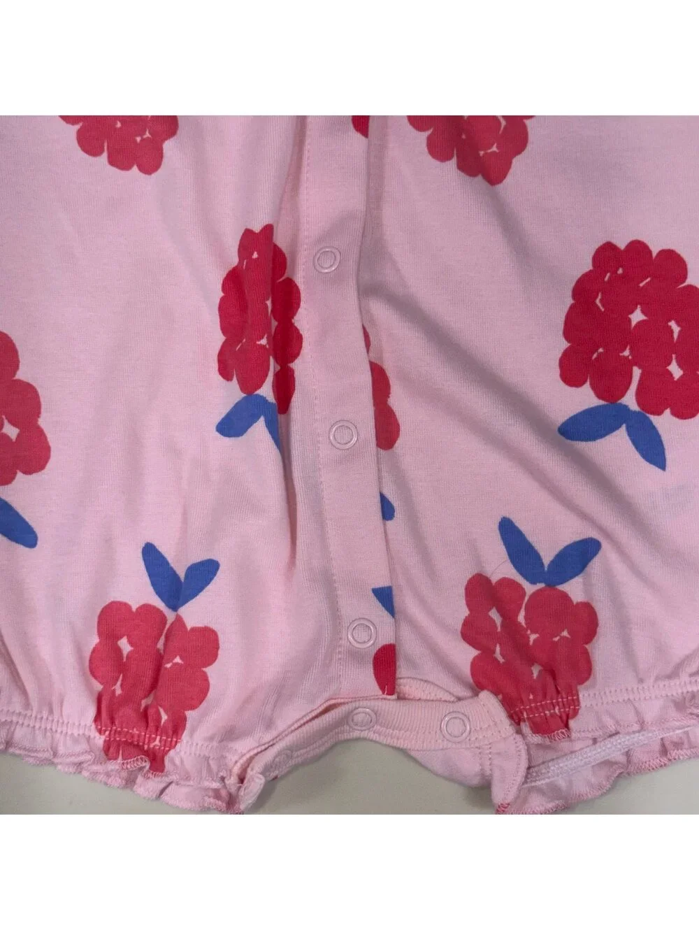 Carter’s Baby Girls Bubble Romper | 24 Months | NWT Pink Berry Print